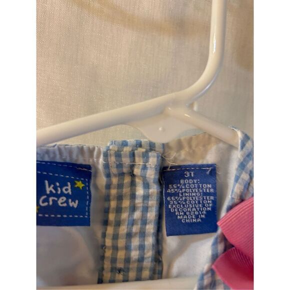 2 Summer dresses girls 3t Bonnie Jean/ Kid Crew Aqua and Blue - Picture 4 of 10